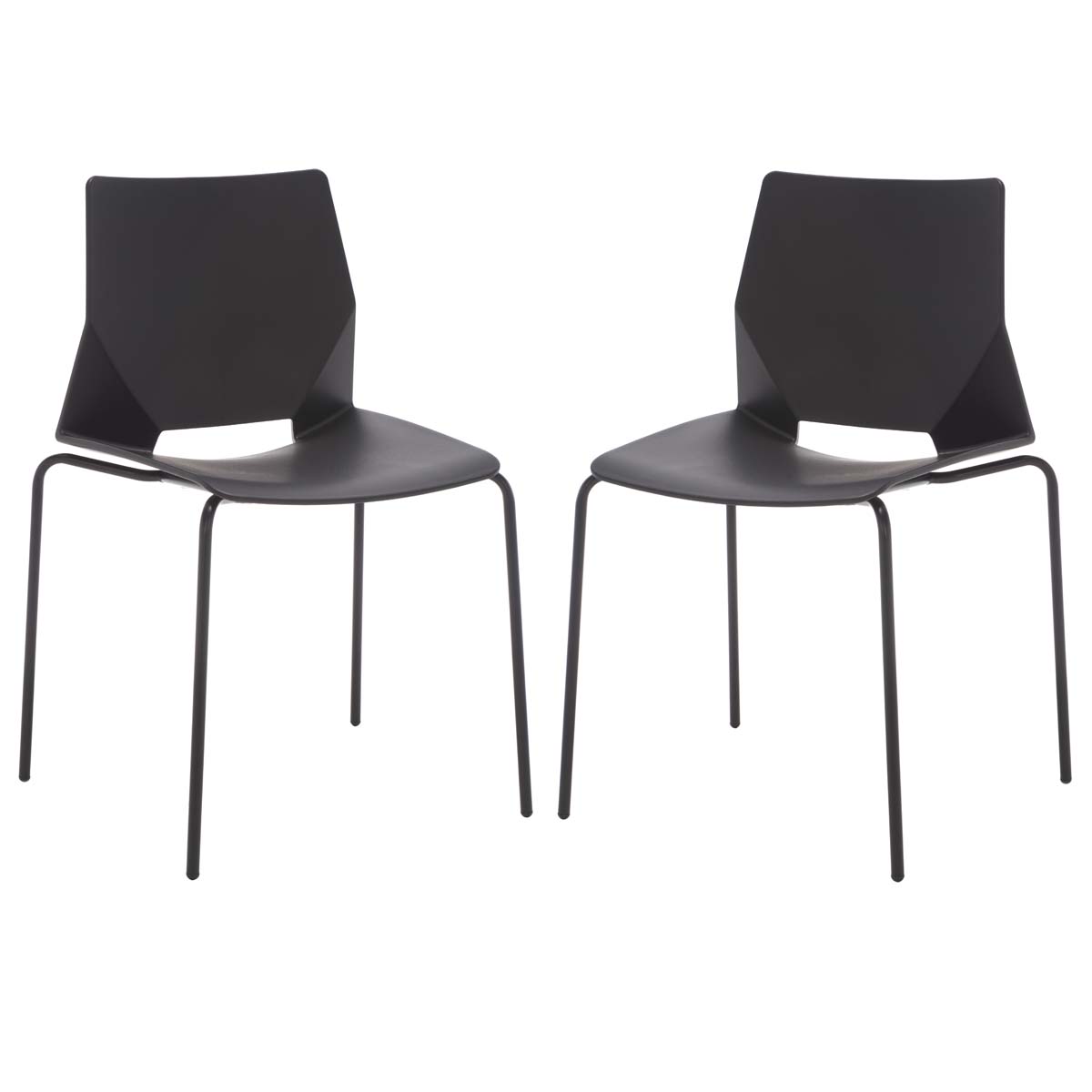Safavieh Couture Nellie Dining Chairs (Set of 2) - Black