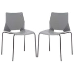 Safavieh Couture Nellie Dining Chairs (Set of 2) - Grey / Black