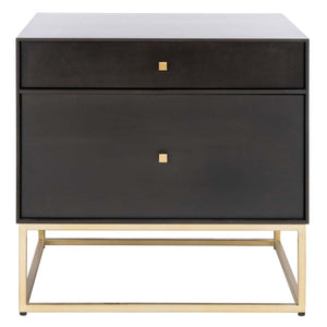 Safavieh Couture Adelyn 2 Drawer Nightstand, SFV7209