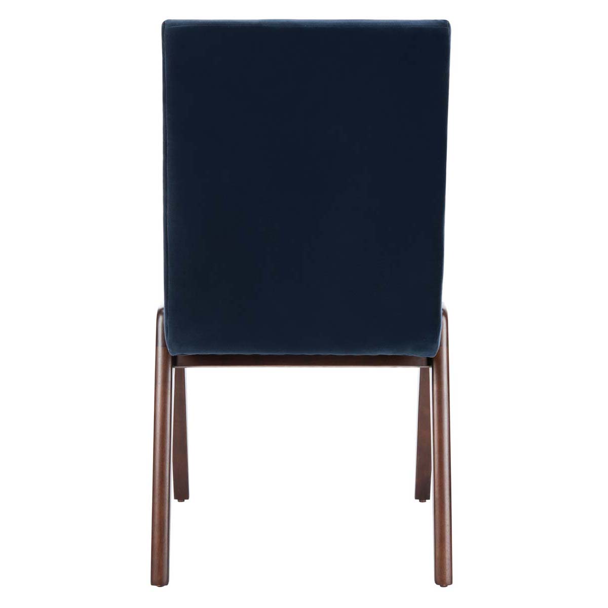 Safavieh Couture Forrest Dining Chair - Navy / Dark Walnut