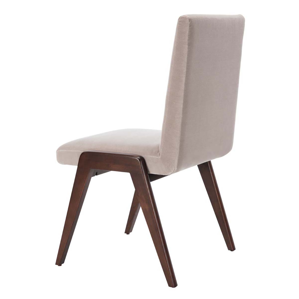 Safavieh Couture Forrest Dining Chair - Light Gray / Dark Walnut