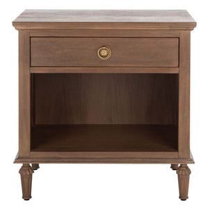 Safavieh Couture Lisabet 1 Drawer Wood Nightstand, SFV7704