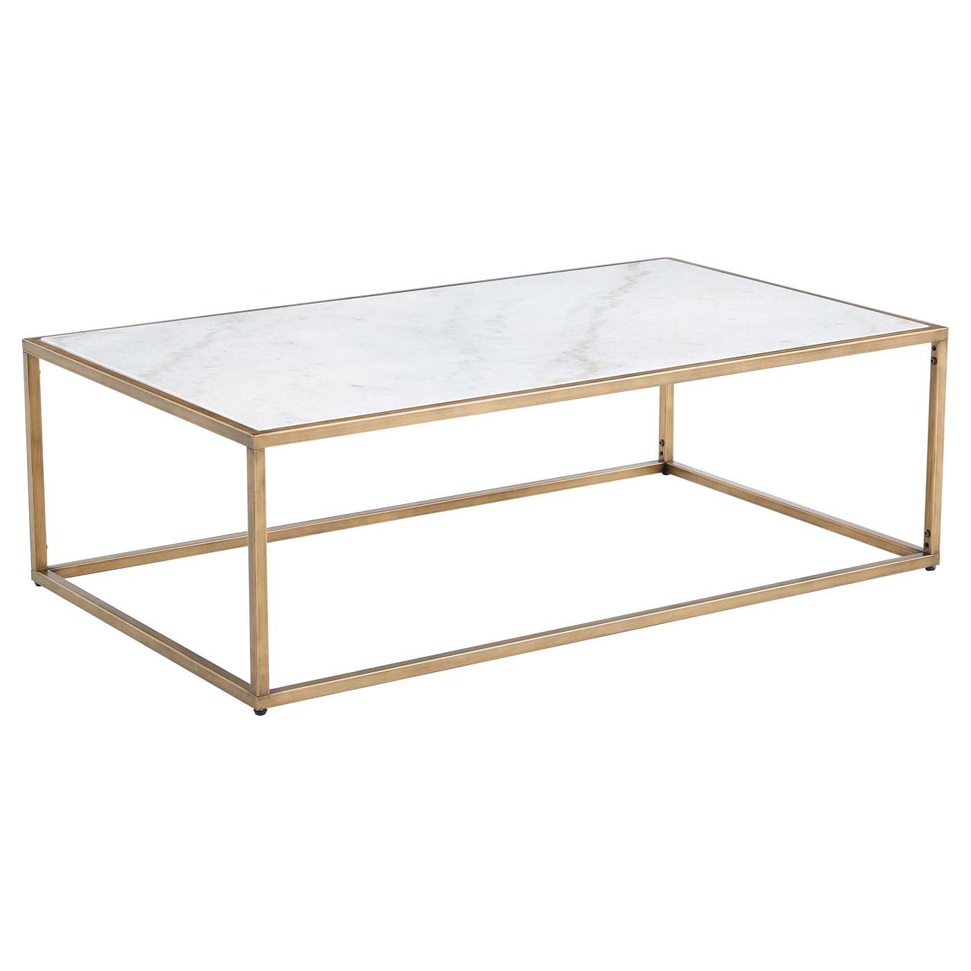 Safavieh Couture Brynna Rectangle Marble Coffee Table