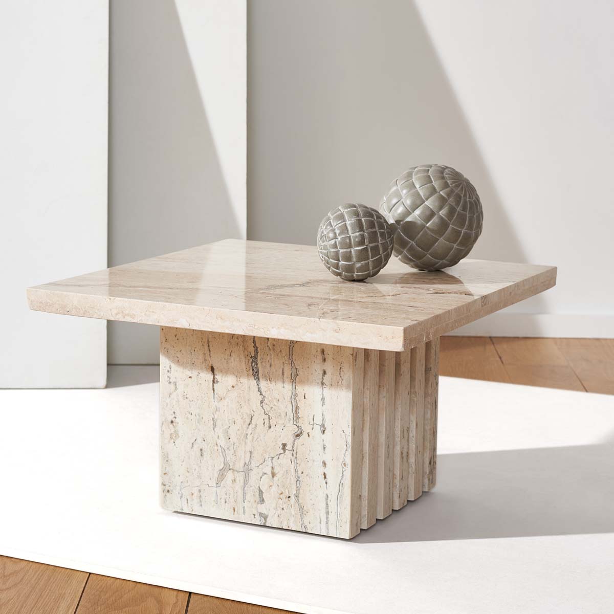 Safavieh Couture Olivia Square Marble Accent Table