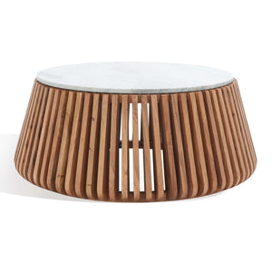 Safavieh Couture Luanne Marble Top Coffee Table, SFV9708