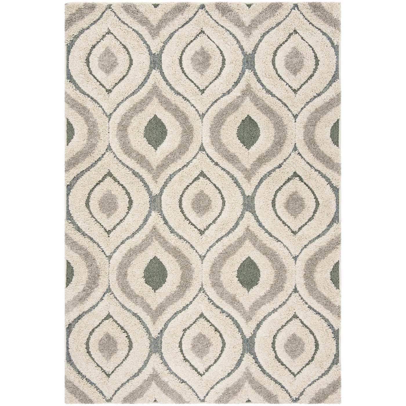 Safavieh Shag 61- Rug, SG461- - Cream / Light Blue