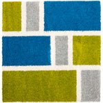 Safavieh Shag 11- Rug, SG911- - Blue / Green