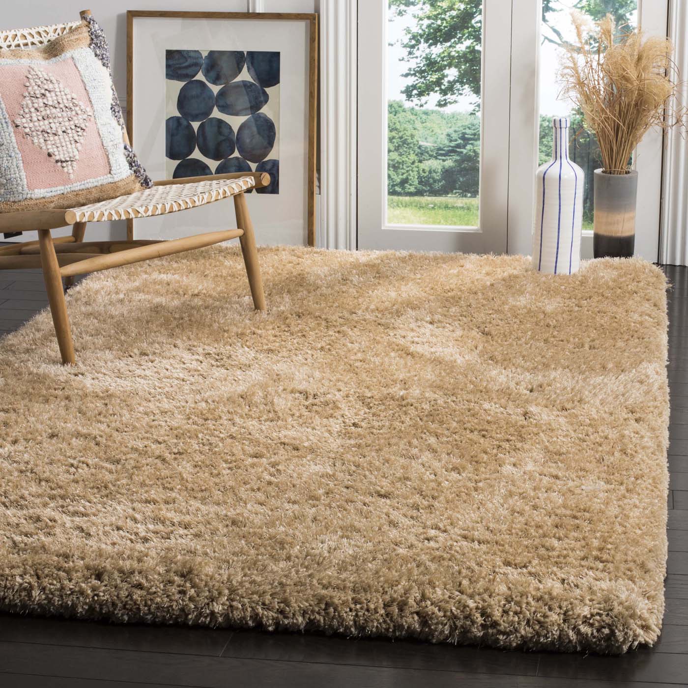 Safavieh Express Shag 620 Rug, SGE620 - Beige