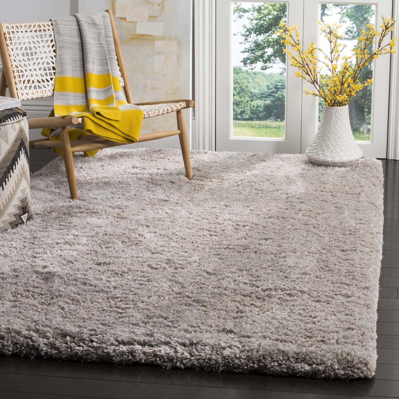 Safavieh Express Shag 620 Rug, SGE620 - Silver
