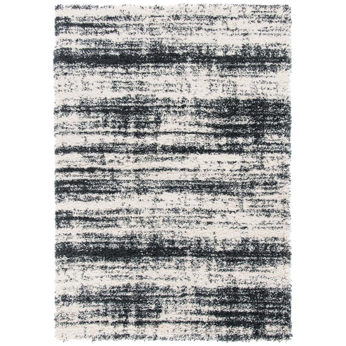 Safavieh Hudson Shag 212 Rug, SGH212 - Ivory / Dark Grey
