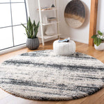 Safavieh Hudson Shag 212 Rug, SGH212 - Ivory / Dark Grey