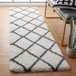 Safavieh Hudson Shag 222 Rug, SGH222 - Ivory / Dark Grey