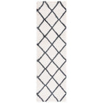 Safavieh Hudson Shag 222 Rug, SGH222 - Ivory / Dark Grey