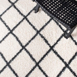 Safavieh Hudson Shag 222 Rug, SGH222 - Ivory / Dark Grey