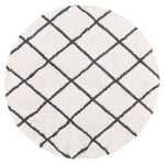 Safavieh Hudson Shag 222 Rug, SGH222 - Ivory / Dark Grey