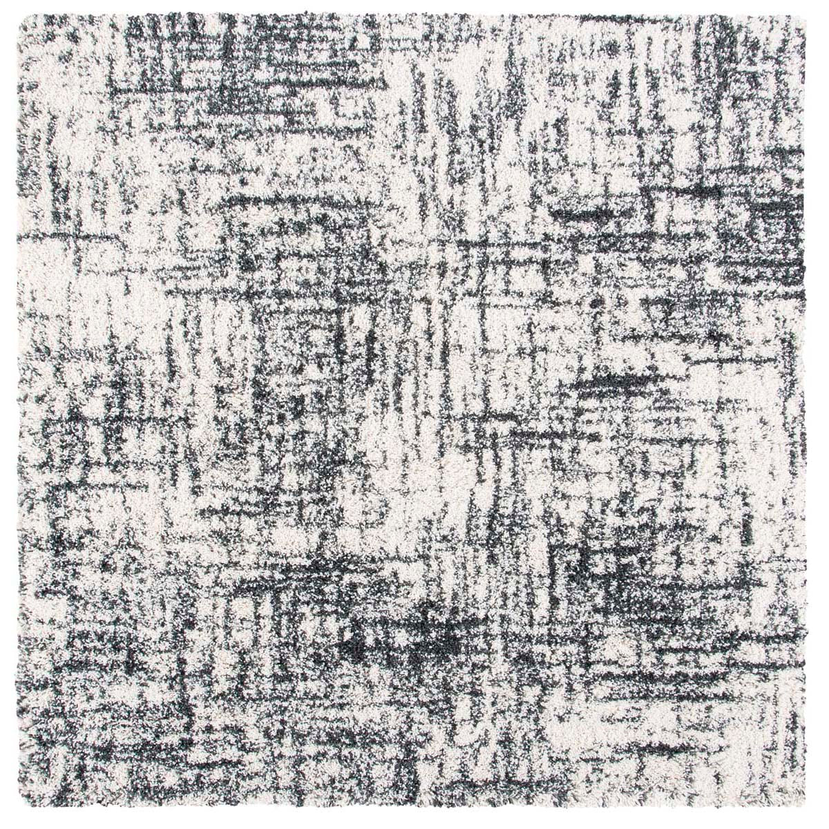 Safavieh Hudson Shag 222 Rug, SGH222 - Ivory / Dark Grey