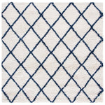 Safavieh Hudson Shag 222 Rug, SGH222 - Ivory / Navy