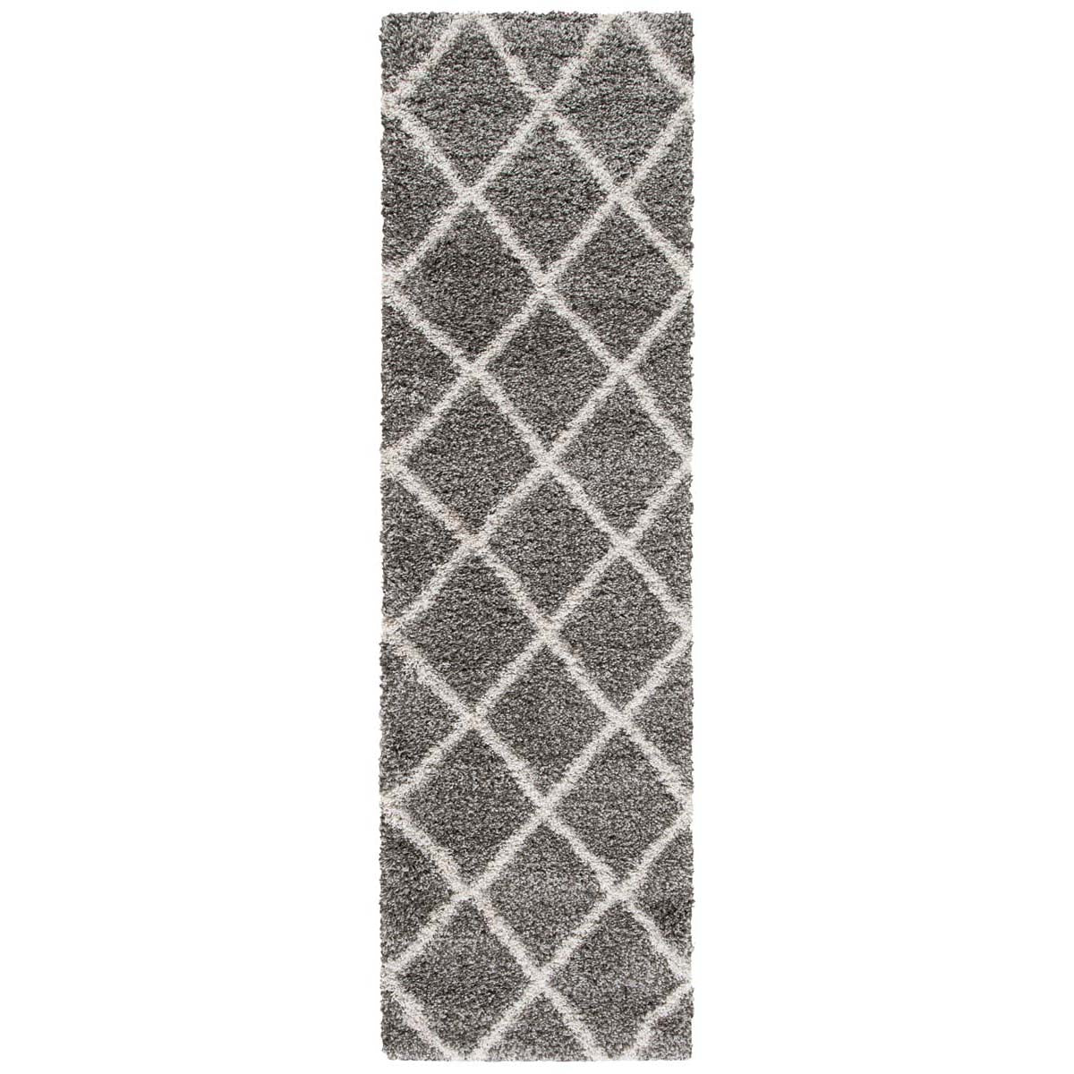 Safavieh Hudson Shag 222 Rug, SGH222 - Grey / Ivory