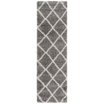 Safavieh Hudson Shag 222 Rug, SGH222 - Grey / Ivory