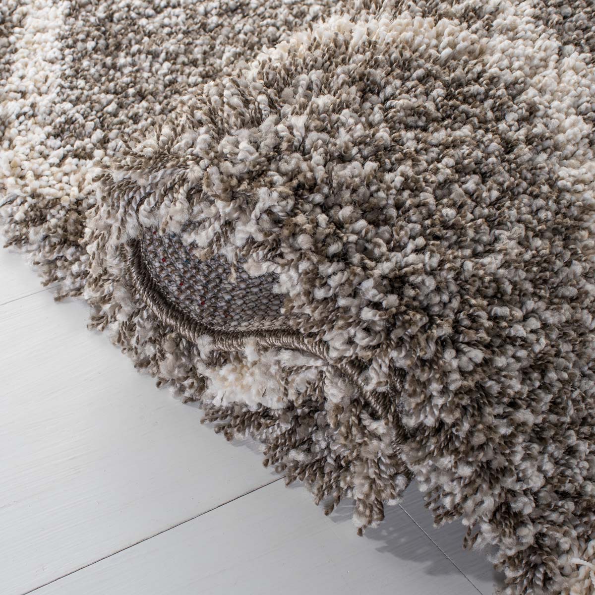 Safavieh Hudson Shag 222 Rug, SGH222 - Grey / Ivory