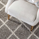 Safavieh Hudson Shag 222 Rug, SGH222 - Grey / Ivory