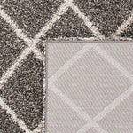 Safavieh Hudson Shag 222 Rug, SGH222 - Grey / Ivory