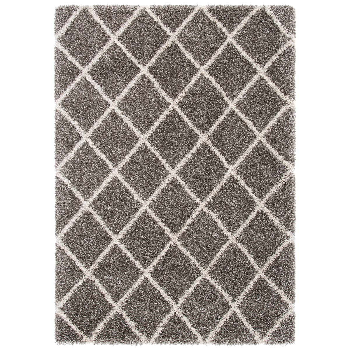 Safavieh Hudson Shag 222 Rug, SGH222 - Grey / Ivory