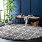 Safavieh Hudson Shag 222 Rug, SGH222 - Grey / Ivory