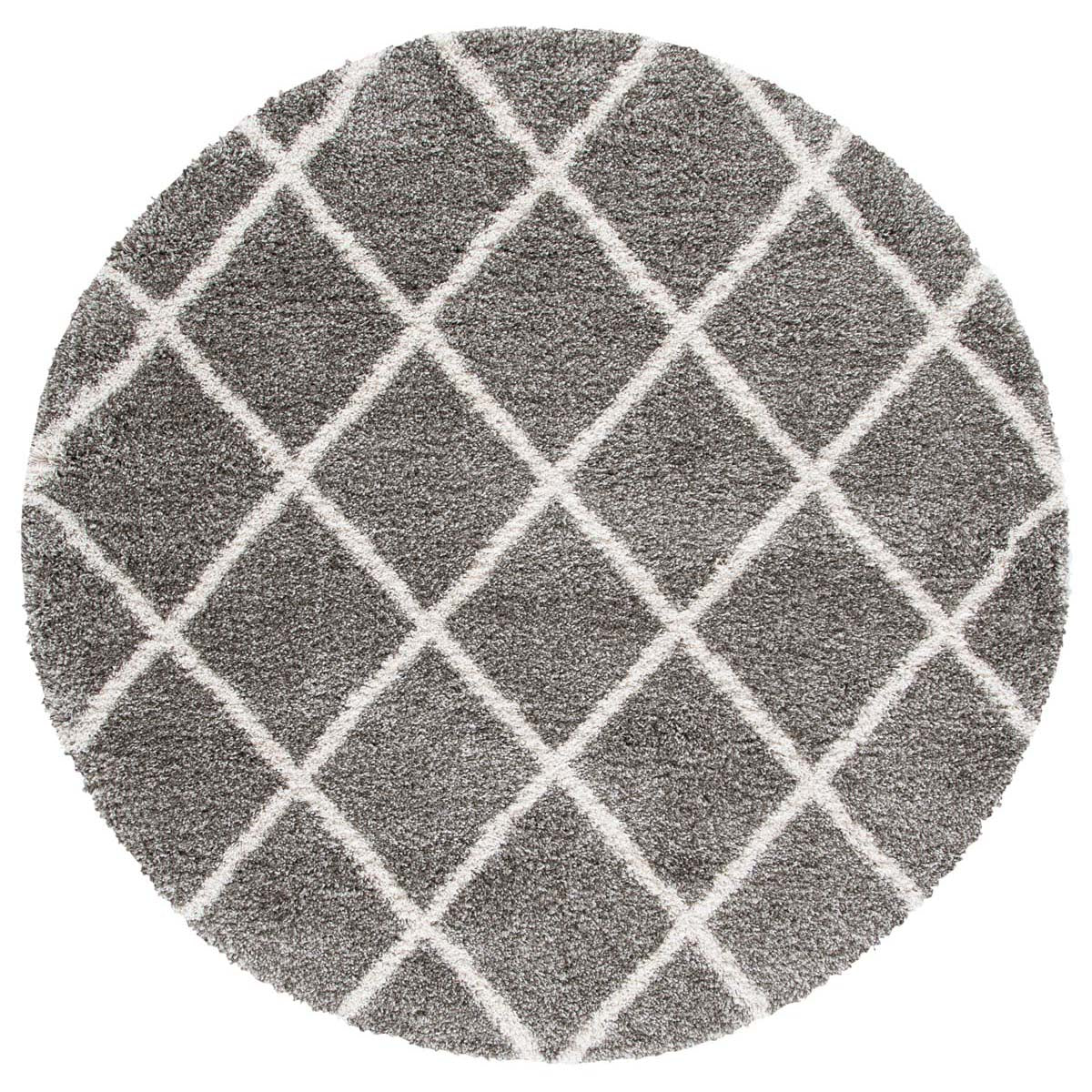 Safavieh Hudson Shag 222 Rug, SGH222 - Grey / Ivory
