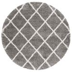 Safavieh Hudson Shag 222 Rug, SGH222 - Grey / Ivory