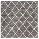 Safavieh Hudson Shag 222 Rug, SGH222 - Grey / Ivory