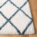 Safavieh Hudson Shag 222 Rug, SGH222 - Ivory / Slate Blue