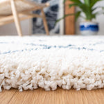 Safavieh Hudson Shag 222 Rug, SGH222 - Ivory / Slate Blue