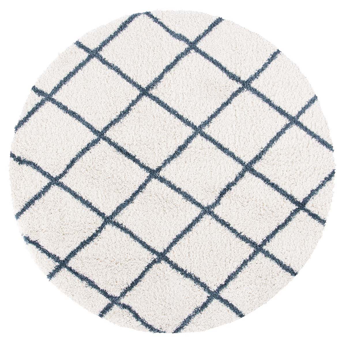 Safavieh Hudson Shag 222 Rug, SGH222 - Ivory / Slate Blue