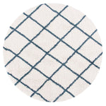 Safavieh Hudson Shag 222 Rug, SGH222 - Ivory / Slate Blue