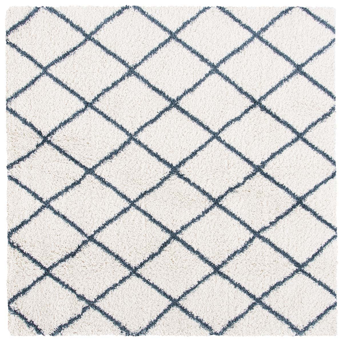 Safavieh Hudson Shag 222 Rug, SGH222 - Ivory / Slate Blue