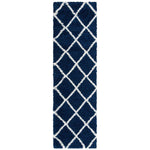 Safavieh Hudson Shag 222 Rug, SGH222 - Navy / Ivory