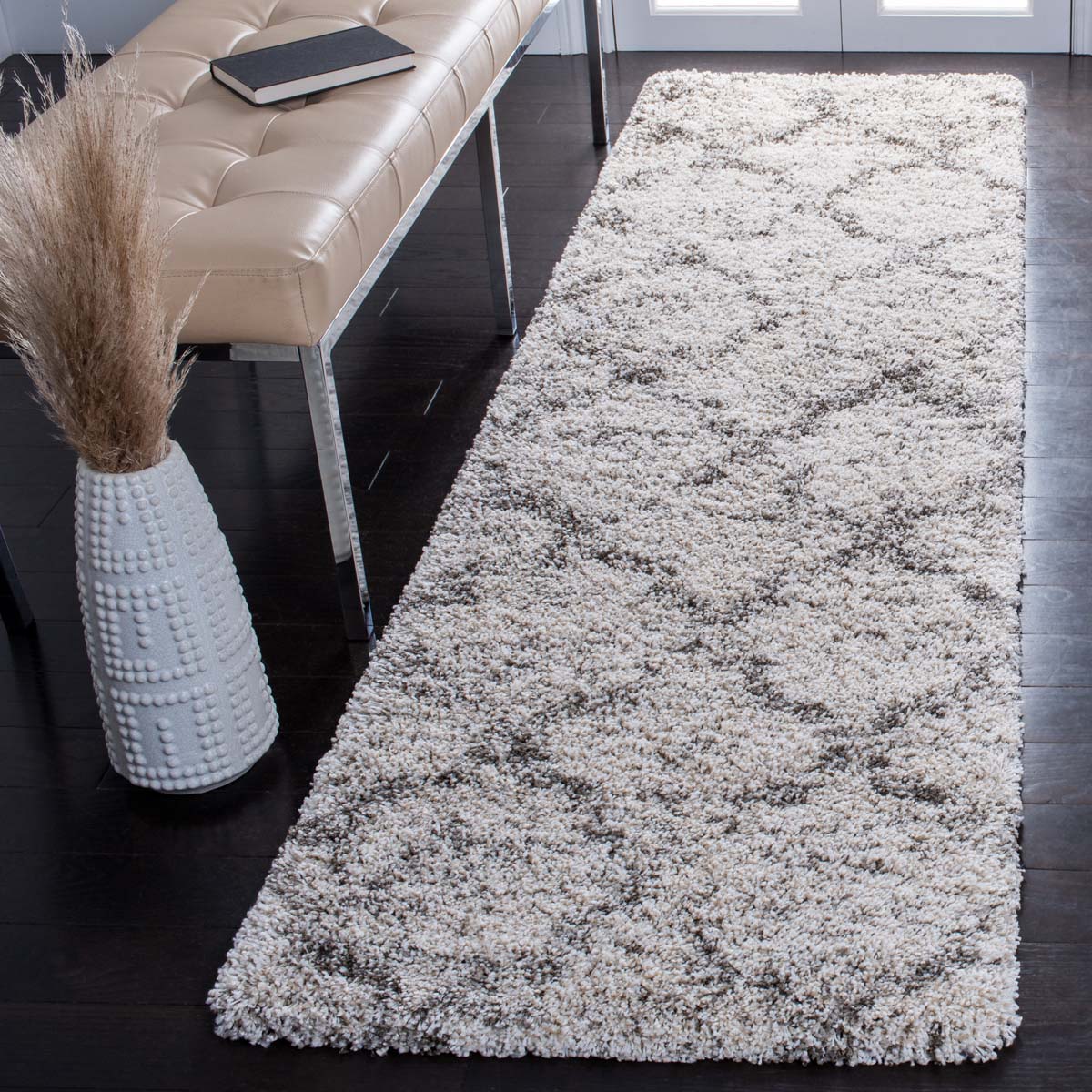 Safavieh Hudson Shag 269 Rug, SGH269 - Ivory / Grey
