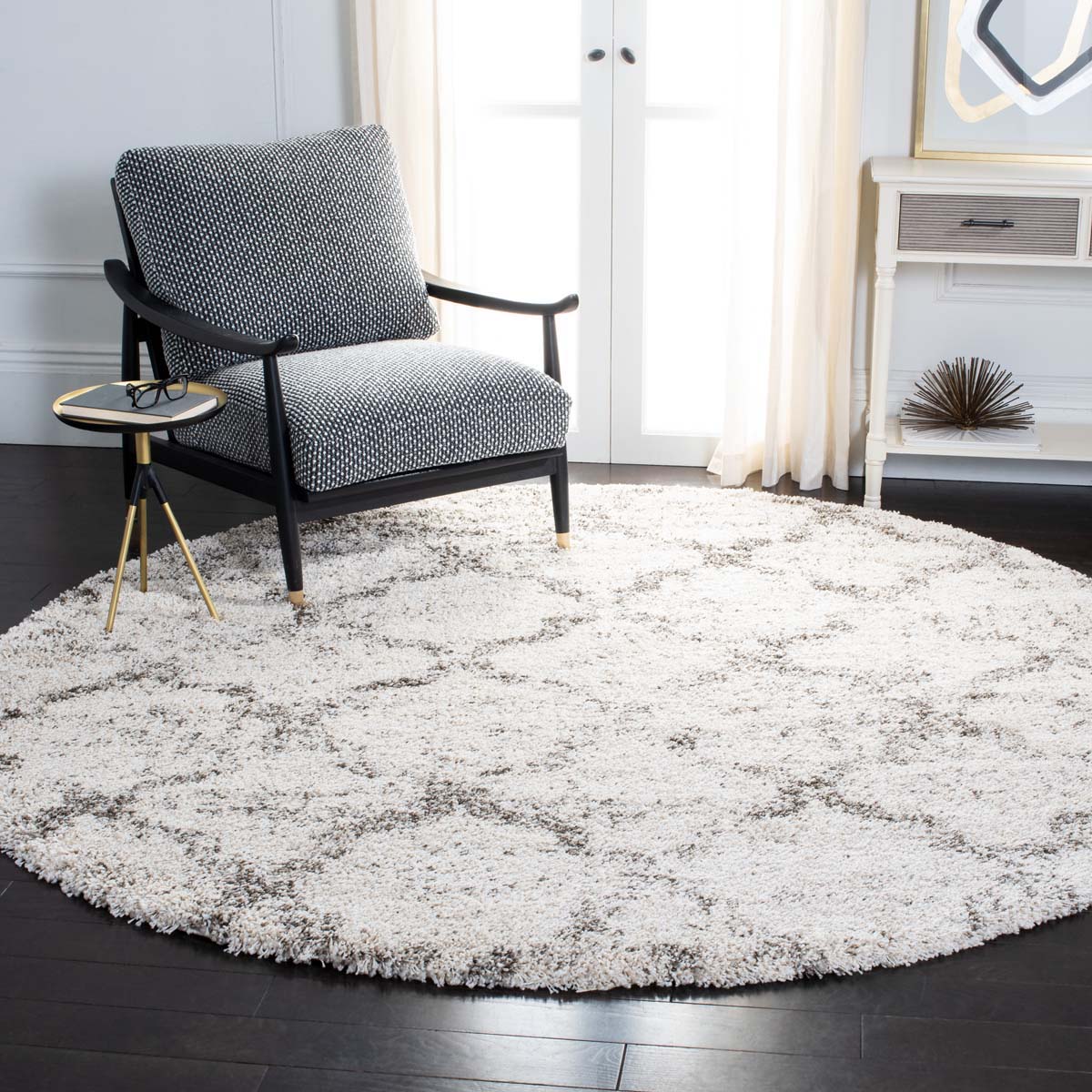 Safavieh Hudson Shag 269 Rug, SGH269 - Ivory / Grey