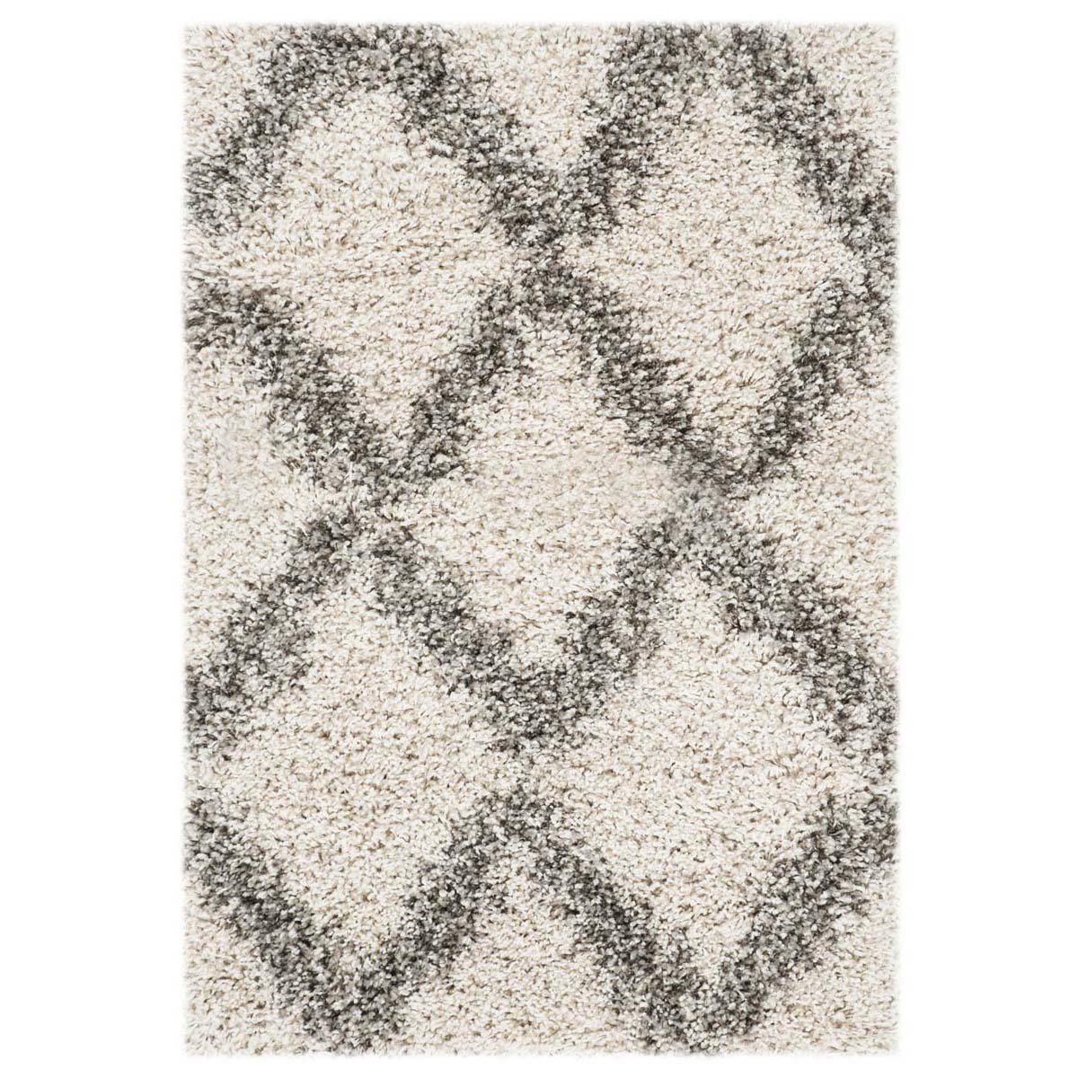 Safavieh Hudson Shag 333 Rug, SGH333 - Ivory / Grey