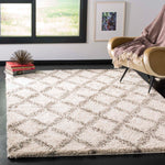 Safavieh Hudson Shag 333 Rug, SGH333 - Ivory / Grey