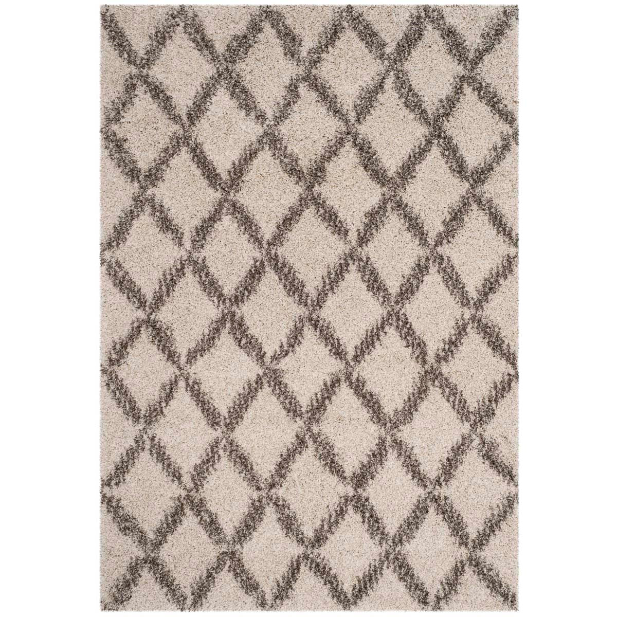 Safavieh Hudson Shag 333 Rug, SGH333 - Ivory / Grey