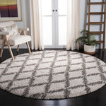 Safavieh Hudson Shag 333 Rug, SGH333 - Ivory / Grey
