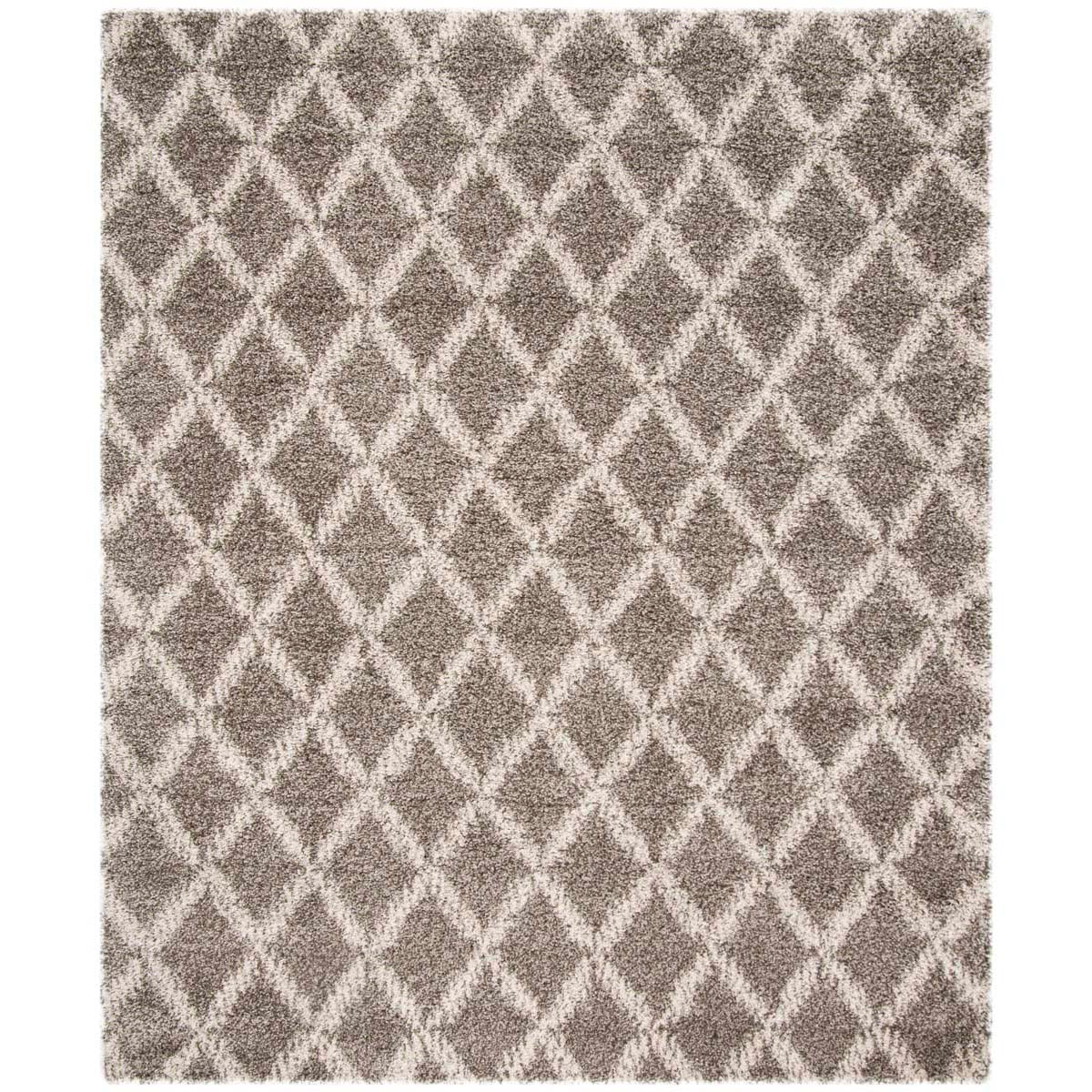 Safavieh Hudson Shag 333 Rug, SGH333 - Grey / Ivory