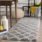 Safavieh Indie Shag 322 Rug, SGI322 - Grey / Ivory