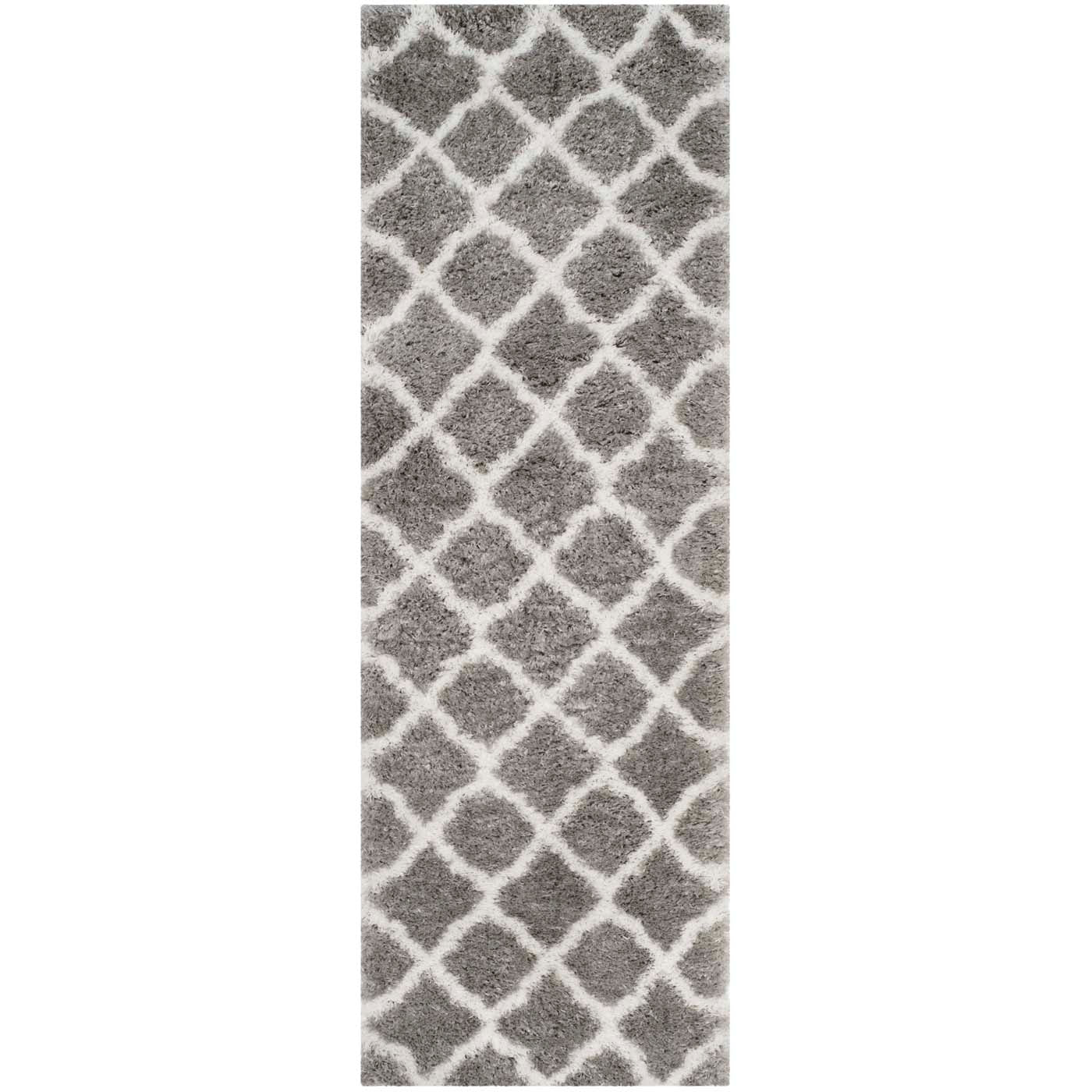 Safavieh Indie Shag 322 Rug, SGI322 - Grey / Ivory