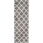 Safavieh Indie Shag 322 Rug, SGI322 - Grey / Ivory