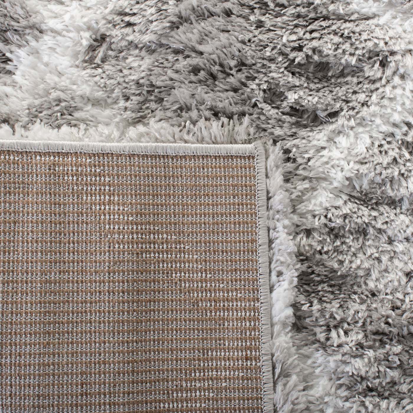Safavieh Indie Shag 322 Rug, SGI322 - Grey / Ivory