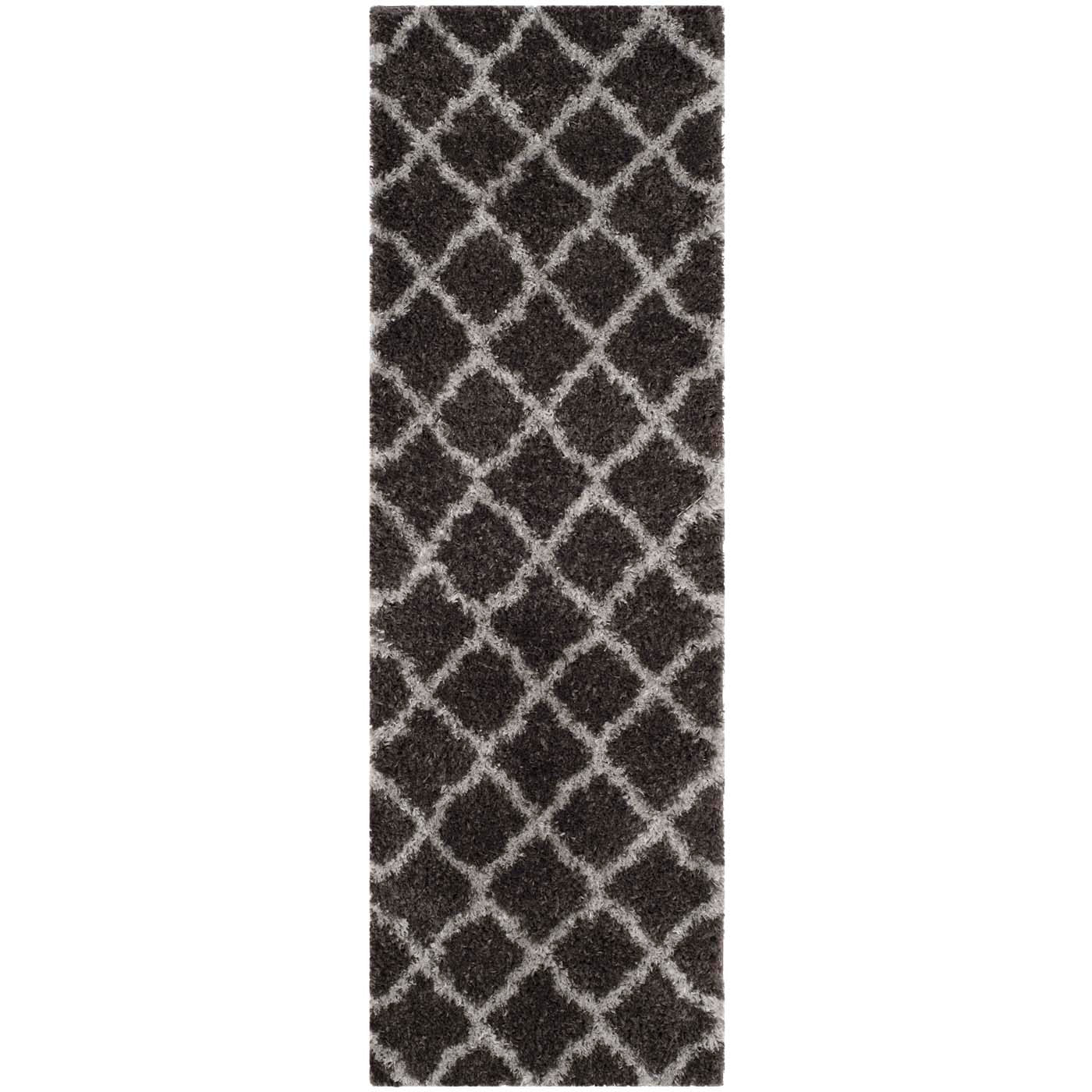 Safavieh Indie Shag 322 Rug, SGI322 - Dark Grey / Grey