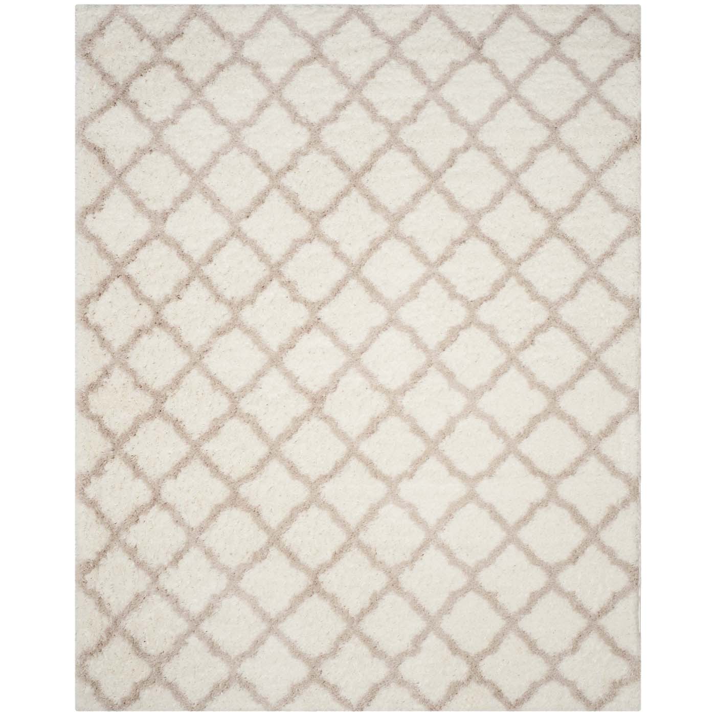 Safavieh Indie Shag 322 Rug, SGI322 - Ivory / Mushroom